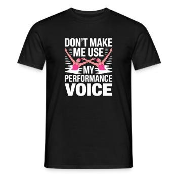 Synchronschwimmen Kunstschwimmen Wassersport - Männer T-Shirt - Schwarz - Vorne - AI Model Male 178 light (178cm)