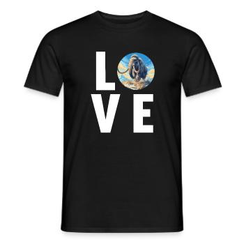 Mammouths Mammouth - T-shirt homme - noir - Devant - AI Model Male 178 light (178cm)