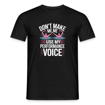 Synchronschwimmen Kunstschwimmen Wassersport - Männer T-Shirt - Schwarz - Vorne - AI Model Male 178 light (178cm)