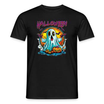 Halloween - Men's T-Shirt - black - Front - AI Model Male 178 light (178cm)