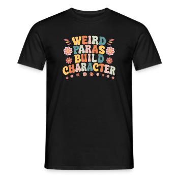 Weird Paras Build Charakter Paraprofessionelle Gans - Männer T-Shirt - Schwarz - Vorne - AI Model Male 178 light (178cm)