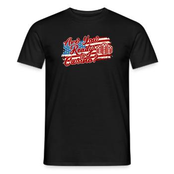 Gambling Fan Are You Ready To Casino - Männer T-Shirt - Schwarz - Vorne - AI Model Male 178 light (178cm)