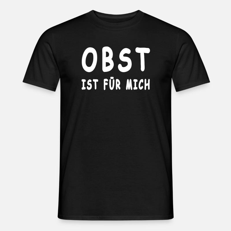 Obst - Männer T-Shirt - Schwarz