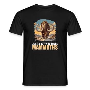 Mammouths Mammouth - T-shirt homme - noir - Devant - AI Model Male 178 light (178cm)