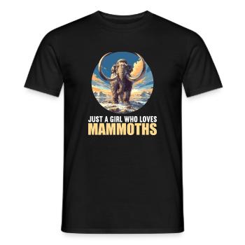Mammouths Mammouth - T-shirt homme - noir - Devant - AI Model Male 178 light (178cm)