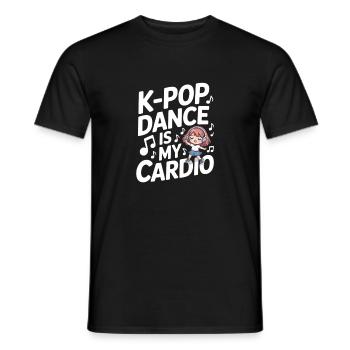 K-Pop Danse Drôle Corée - T-shirt homme - noir - Devant - AI Model Male 178 light (178cm)