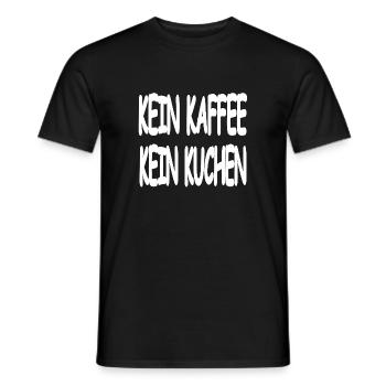 Kuchen - Männer T-Shirt - Schwarz - Vorne - AI Model Male 178 light (178cm)