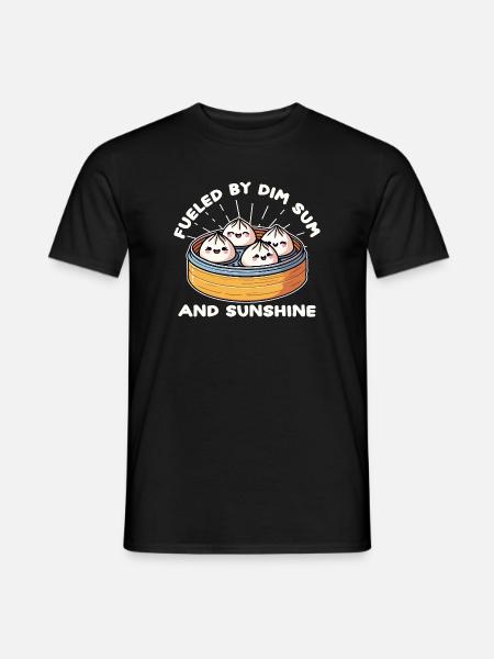 Dim Sum Merry Sun - Men's T-Shirt - black