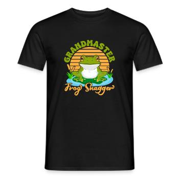 Frog Catcher Grandmaster Frog Snagger Frog - Männer T-Shirt - Schwarz - Vorne - AI Model Male 178 light (178cm)