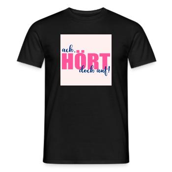 ARRÊTEZ DE DIRE - T-shirt homme - noir - Devant - AI Model Male 178 light (178cm)