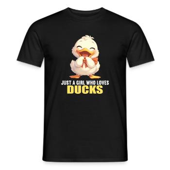 Canards Canard - T-shirt homme - noir - Devant - AI Model Male 178 light (178cm)
