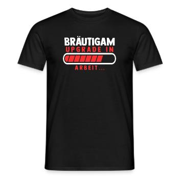 Bräutigam Polterabend Junggesellenabschied - Männer T-Shirt - Schwarz - Vorne - AI Model Male 178 light (178cm)