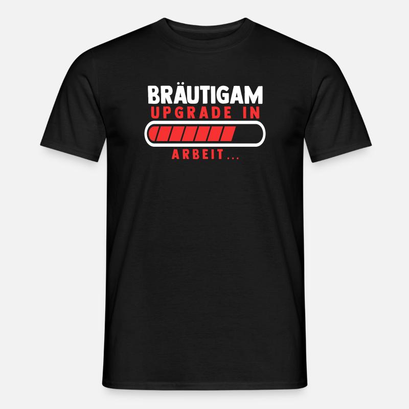 Bräutigam Polterabend Junggesellenabschied - Männer T-Shirt - Schwarz