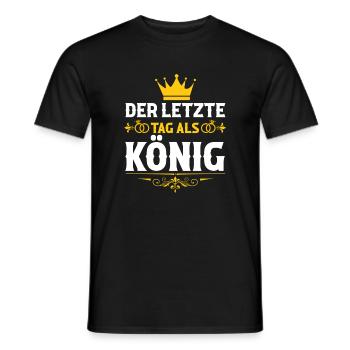 JGA Team Bräutigam Junggesellenabschied - Männer T-Shirt - Schwarz - Vorne - AI Model Male 178 light (178cm)