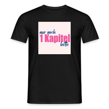 LOVE BOOKS READING CHAPTER - Men's T-Shirt - black - Front - AI Model Male 178 light (178cm)