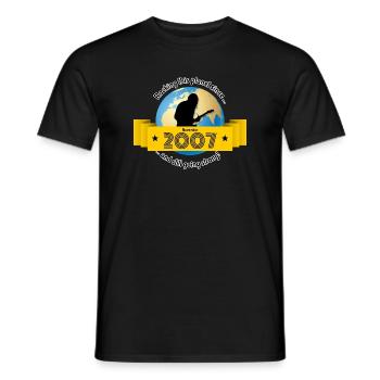 18. Geburtstag fait vibrer cette planète depuis 11/2007 - T-shirt homme - noir - Devant - AI Model Male 178 light (178cm)