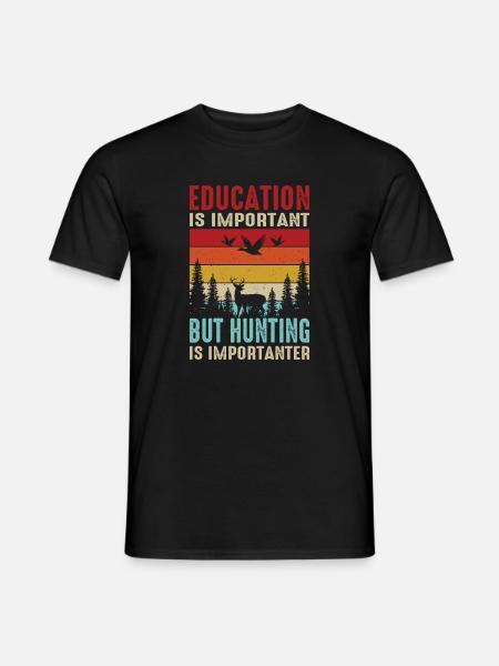 Hunter Gift Hunting Hunting Hunter Exam - Men's T-Shirt - black