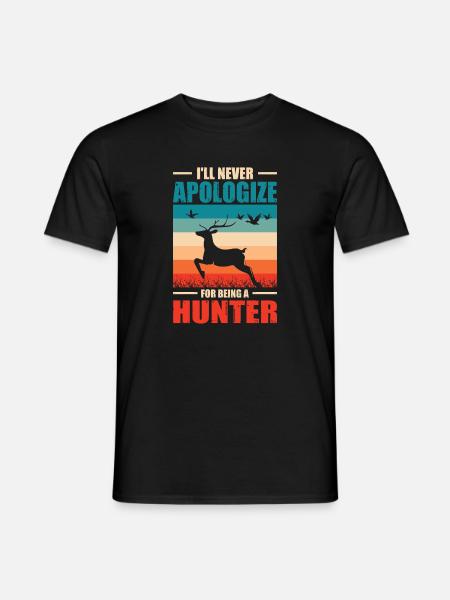 Hunter Gift Hunting Hunting Hunter Exam - Men's T-Shirt - black
