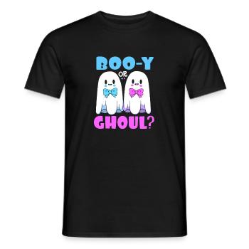 Gender Reveal Halloween Mom-to-be - Men's T-Shirt - black - Front - AI Model Male 178 light (178cm)