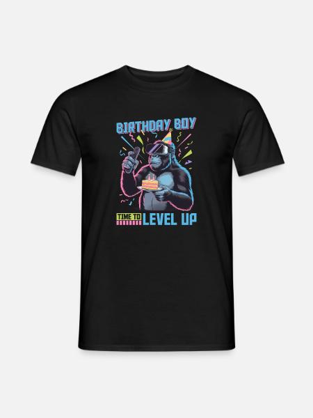 Birthday Gamer VR - Men's T-Shirt - black