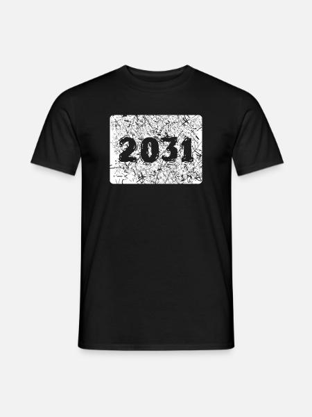 2031 2031 - Miesten T-paita - musta