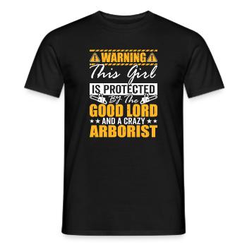 Funny Woodworker Woodworker Gift - Men's T-Shirt - black - Front - AI Model Male 178 light (178cm)