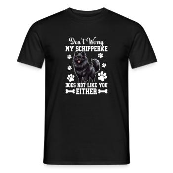 Ich Würde Sie Vor Zombies Drängen, Um Meinen Sc - Männer T-Shirt - Schwarz - Vorne - AI Model Male 178 light (178cm)