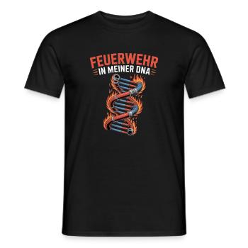 Feuerwehr Feuerwehrmann Freiwillige Feuerwehr - Männer T-Shirt - Schwarz - Vorne - AI Model Male 178 light (178cm)