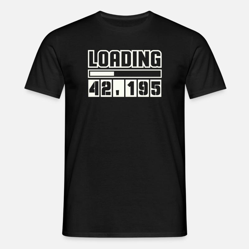 Loading 42,195 Marathon - Men's T-Shirt - black