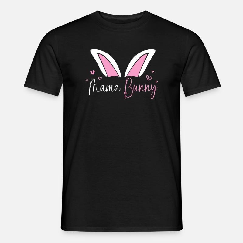 Werdende Mutter Ostern Gender Reveal - Männer T-Shirt - Schwarz