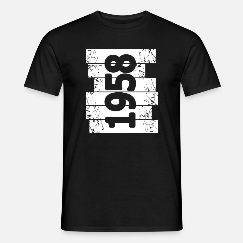 Eltern 1958 - Männer T-Shirt - Schwarz