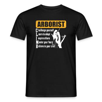 Ébéniste Ébéniste Cadeau Menuisier - T-shirt homme - noir - Devant - AI Model Male 178 light (178cm)