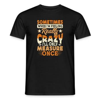 Ébéniste Ébéniste Cadeau Menuisier - T-shirt homme - noir - Devant - AI Model Male 178 light (178cm)
