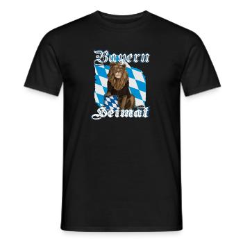 Bavière Home Lion - T-shirt homme - noir - Devant - AI Model Male 178 light (178cm)