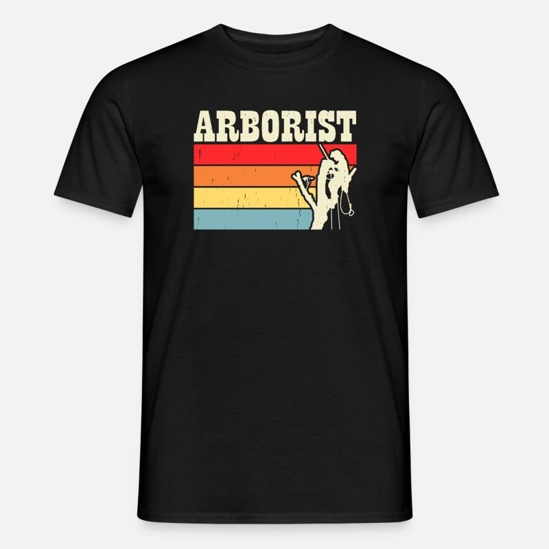 Baumpfleger Holzarbeiter Waldarbeiter Geschenk - Männer T-Shirt - Schwarz