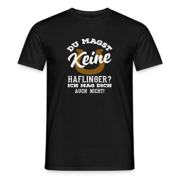 Haflinger Pony Riding Horse Love Horse Breed - Men's T-Shirt - black - Front - AI Model Male 178 light (178cm)
