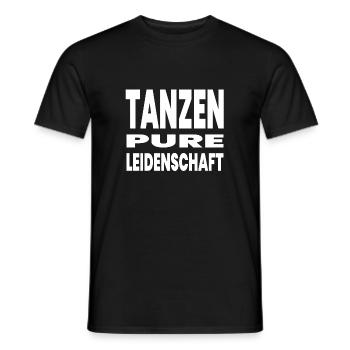 Dance - Men's T-Shirt - black - Front - AI Model Male 178 light (178cm)