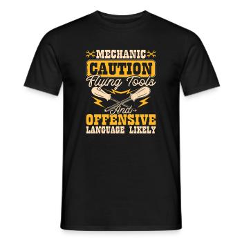 Mécanicien automobile Mécatronicien Technicien Tournevis Cadeau - T-shirt homme - noir - Devant - AI Model Male 178 light (178cm)