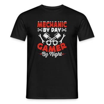 Mécanicien automobile Mécatronicien Technicien Tournevis Cadeau - T-shirt homme - noir - Devant - AI Model Male 178 light (178cm)