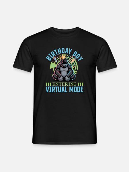 Anniversaire Gamer VR - T-shirt homme - noir
