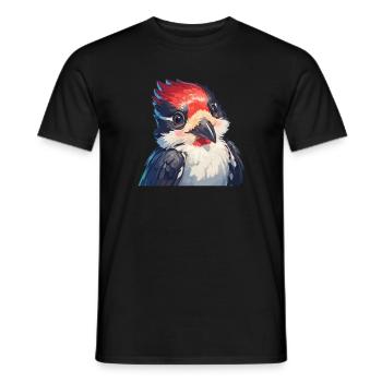 Spechte Specht - Männer T-Shirt - Schwarz - Vorne - AI Model Male 178 light (178cm)