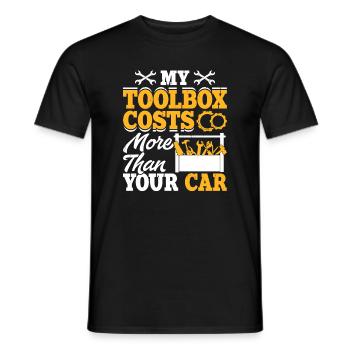 Mechanic Mechatronics Technician Screwdriver Gift - Men's T-Shirt - black - Front - AI Model Male 178 light (178cm)