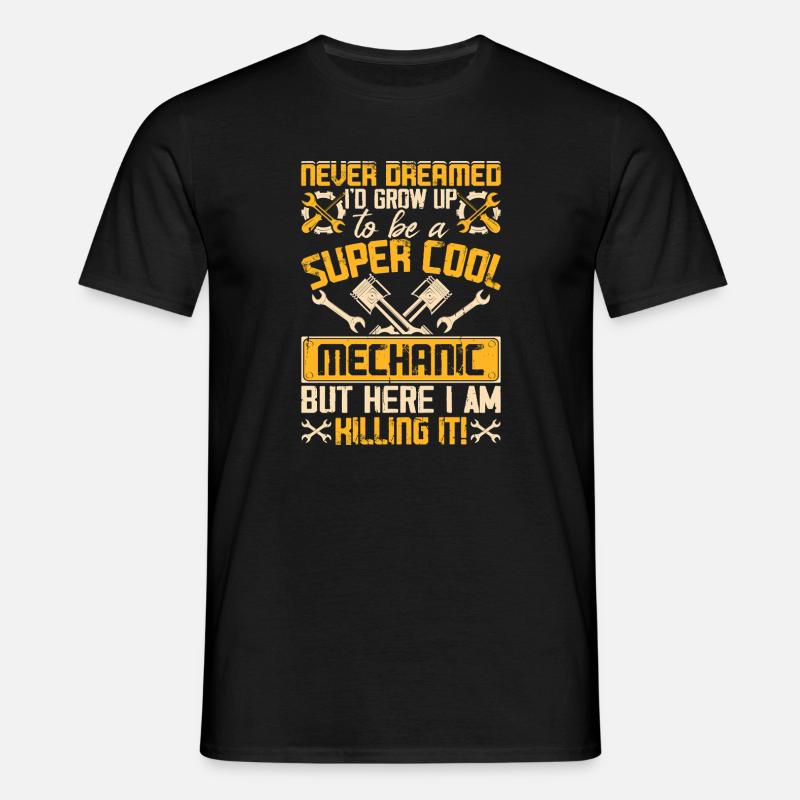 Mechanic Mechatronics Technician Screwdriver Gift - Men's T-Shirt - black
