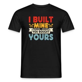 Mechanic Mechatronics Technician Screwdriver Gift - Men's T-Shirt - black - Front - AI Model Male 178 light (178cm)