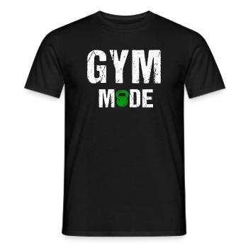 Bodybuilding Fitness Vintage Gym Idrottare Träning - T-shirt herr - svart - Fram - AI Model Male 178 light (178cm)