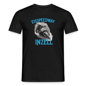 Eisspeedway Inzell – Motorsport Design für Fans - Männer T-Shirt - Schwarz - Vorne - AI Model Male 178 light (178cm)