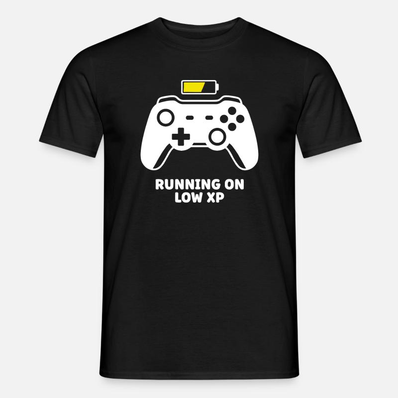 Running on Low XP Controller - Männer T-Shirt - Schwarz