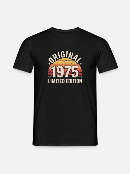 Original 1975 Limited Edition - Men's T-Shirt - black