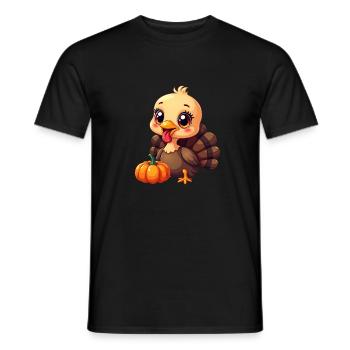 Thanksgiving Truthahn Baby - Männer T-Shirt - Schwarz - Vorne - AI Model Male 178 light (178cm)