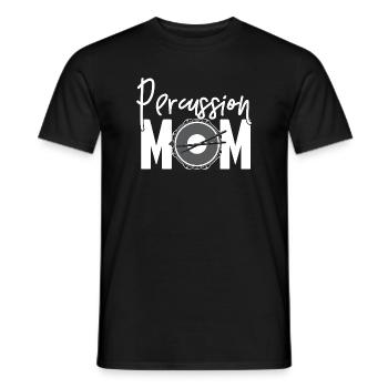 Percussion Maman Groupe Fête des Mères Cadeau Drumline Maman - T-shirt homme - noir - Devant - AI Model Male 178 light (178cm)
